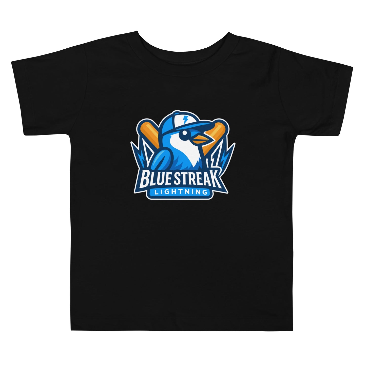 Performance | Toddler T-Shirt | Blue Streak Lightning | Mascot Logo