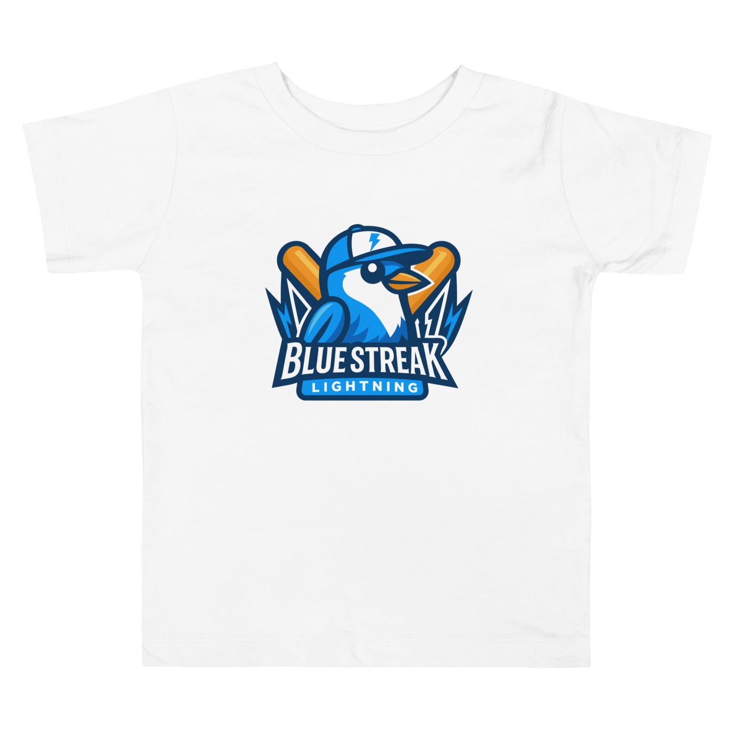 Performance | Toddler T-Shirt | Blue Streak Lightning | Mascot Logo