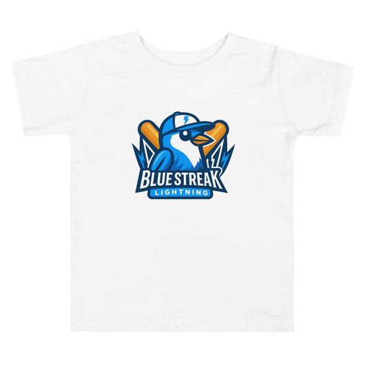 Performance | Toddler T-Shirt | Blue Streak Lightning | Mascot Logo