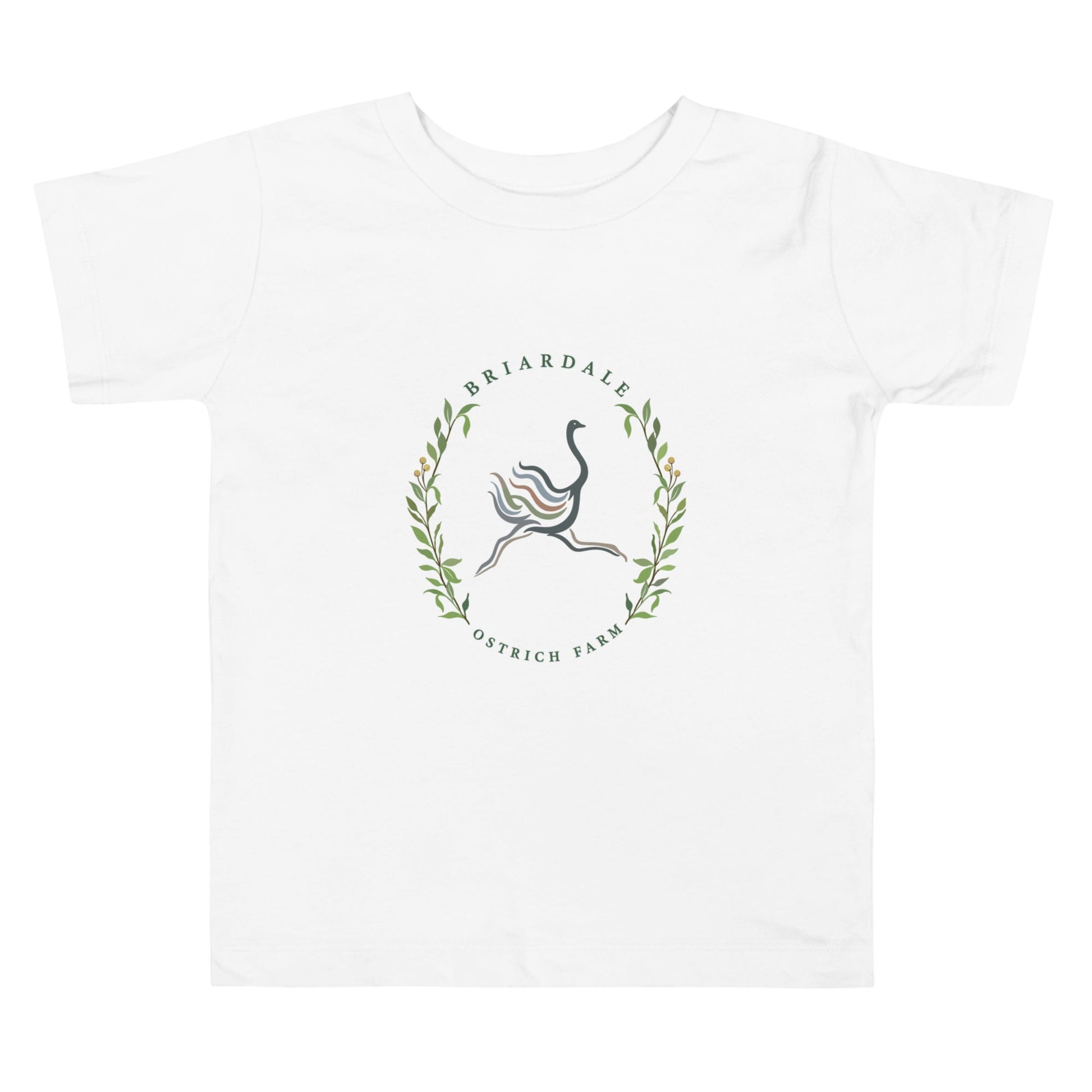 Performance | Toddler T-Shirt | Briardale Ostrich Farm | Crest Logo