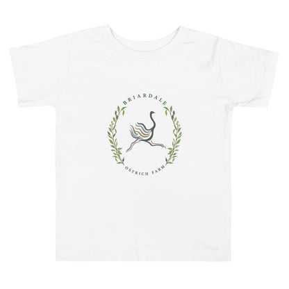 Performance | Toddler T-Shirt | Briardale Ostrich Farm | Crest Logo