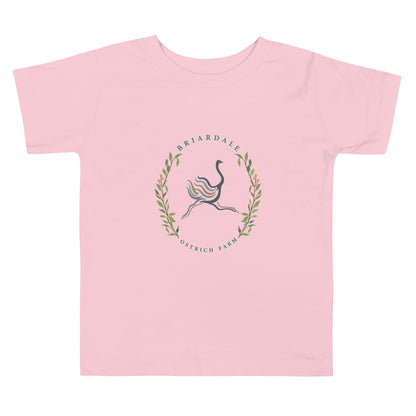 Performance | Toddler T-Shirt | Briardale Ostrich Farm | Crest Logo