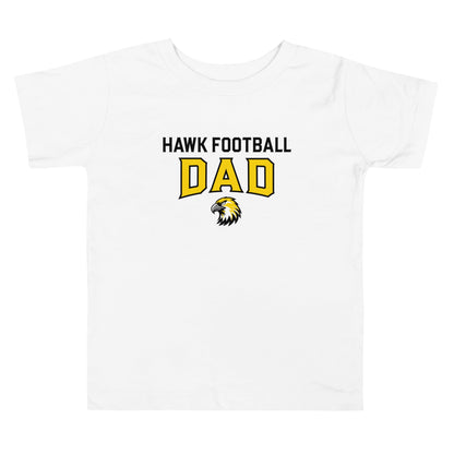 Performance | Toddler T-Shirt | Cardinal Ohara Hawks | Football Dad Logo