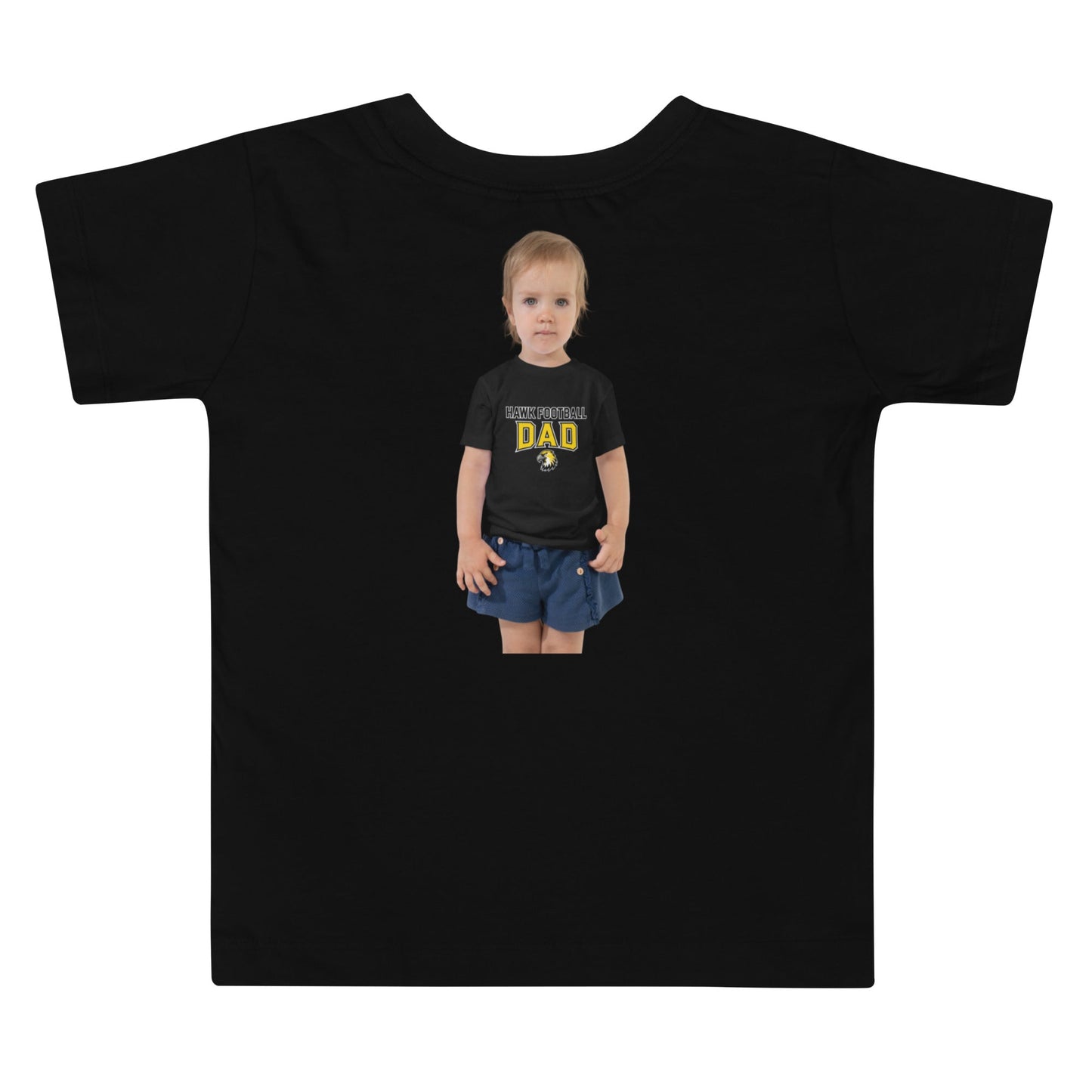 Performance | Toddler T-Shirt | Cardinal Ohara Hawks | Football Dad Logo