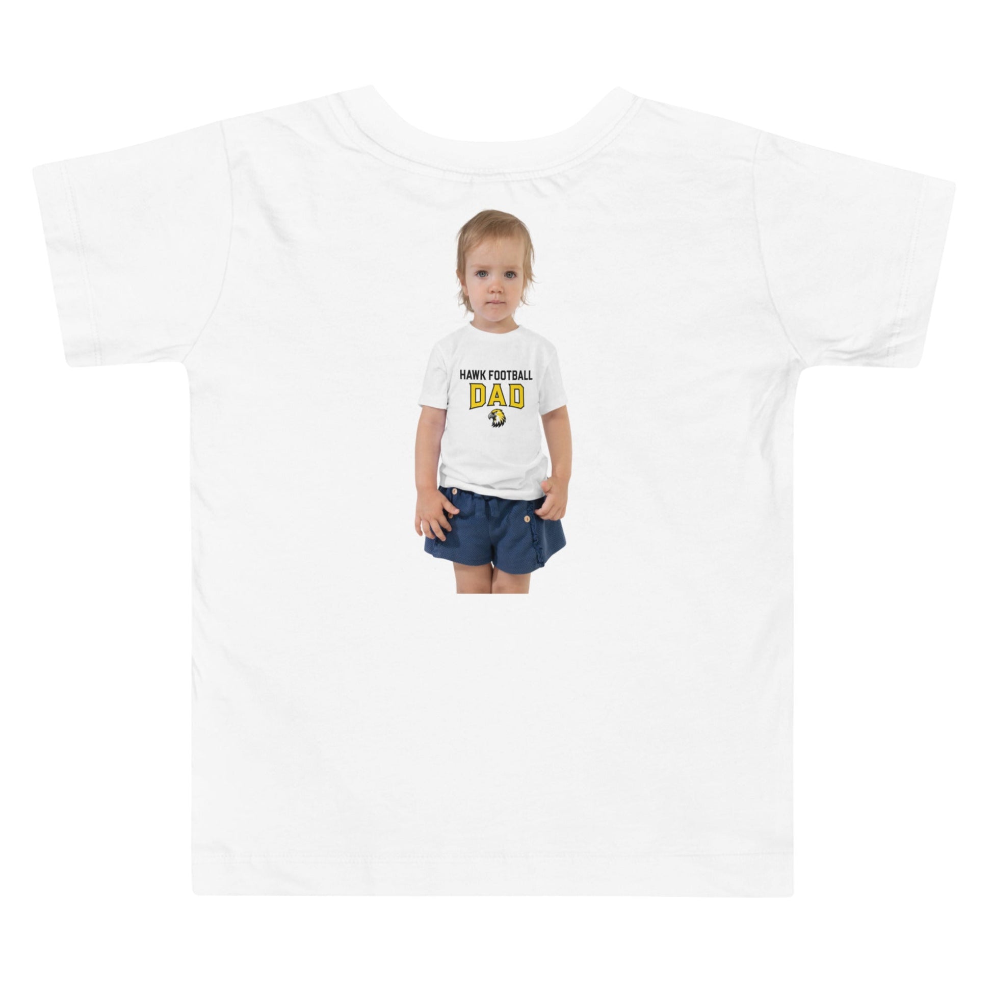 Performance | Toddler T-Shirt | Cardinal Ohara Hawks | Football Dad Logo