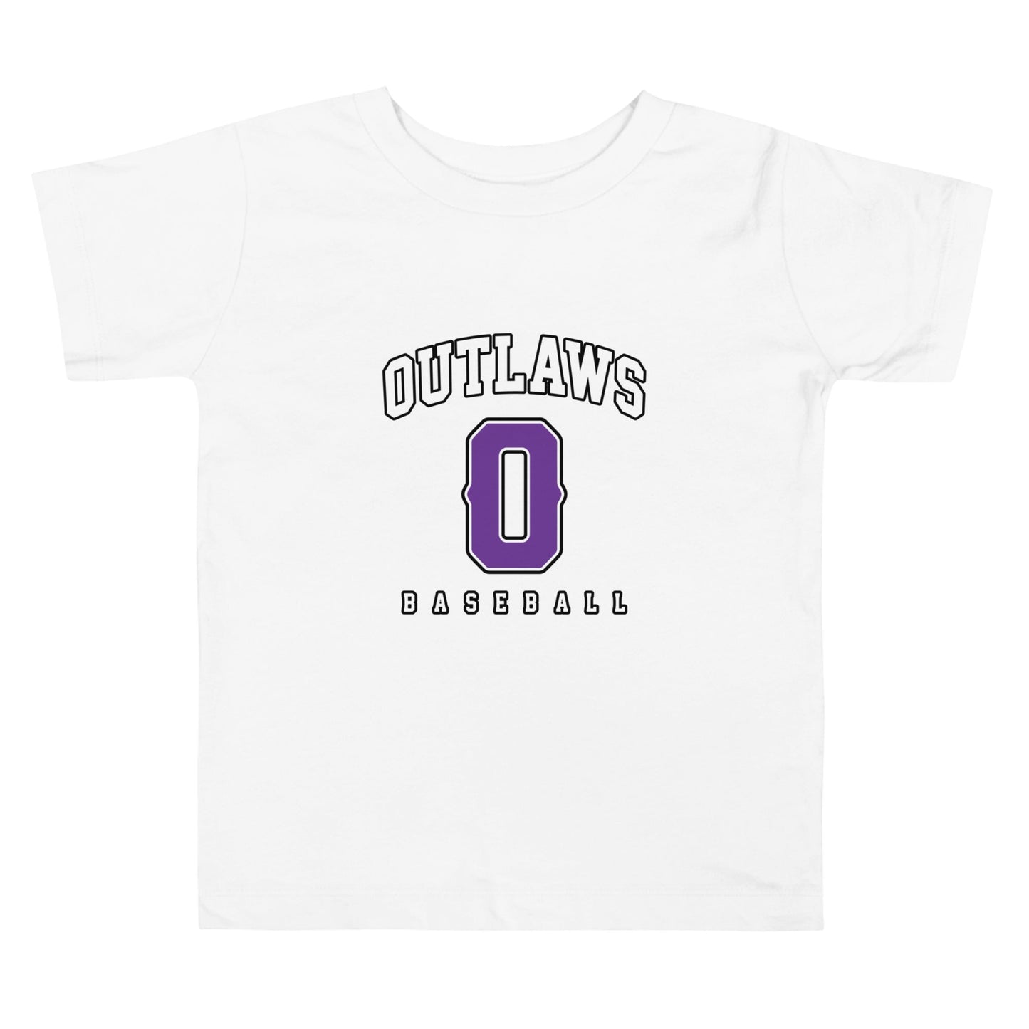 Performance | Toddler T-Shirt | Carolina Outlaws Baseball | Atheltics Logo