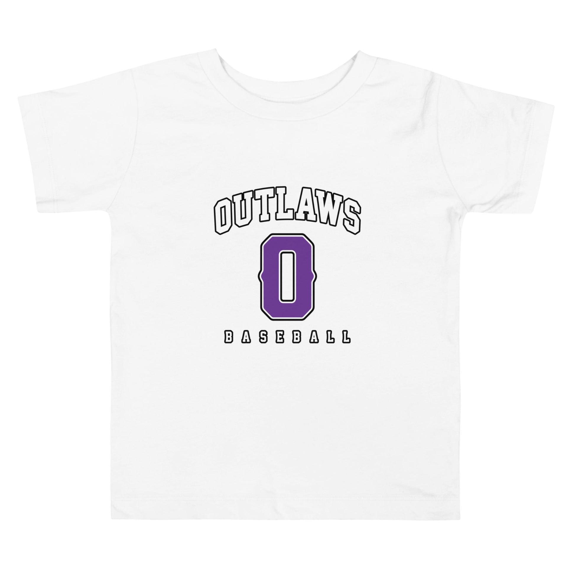 Performance | Toddler T-Shirt | Carolina Outlaws Baseball | Atheltics Logo