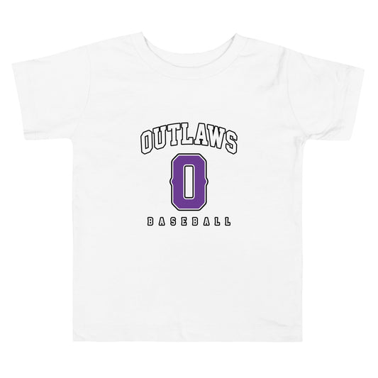 Performance | Toddler T-Shirt | Carolina Outlaws Baseball | Atheltics Logo