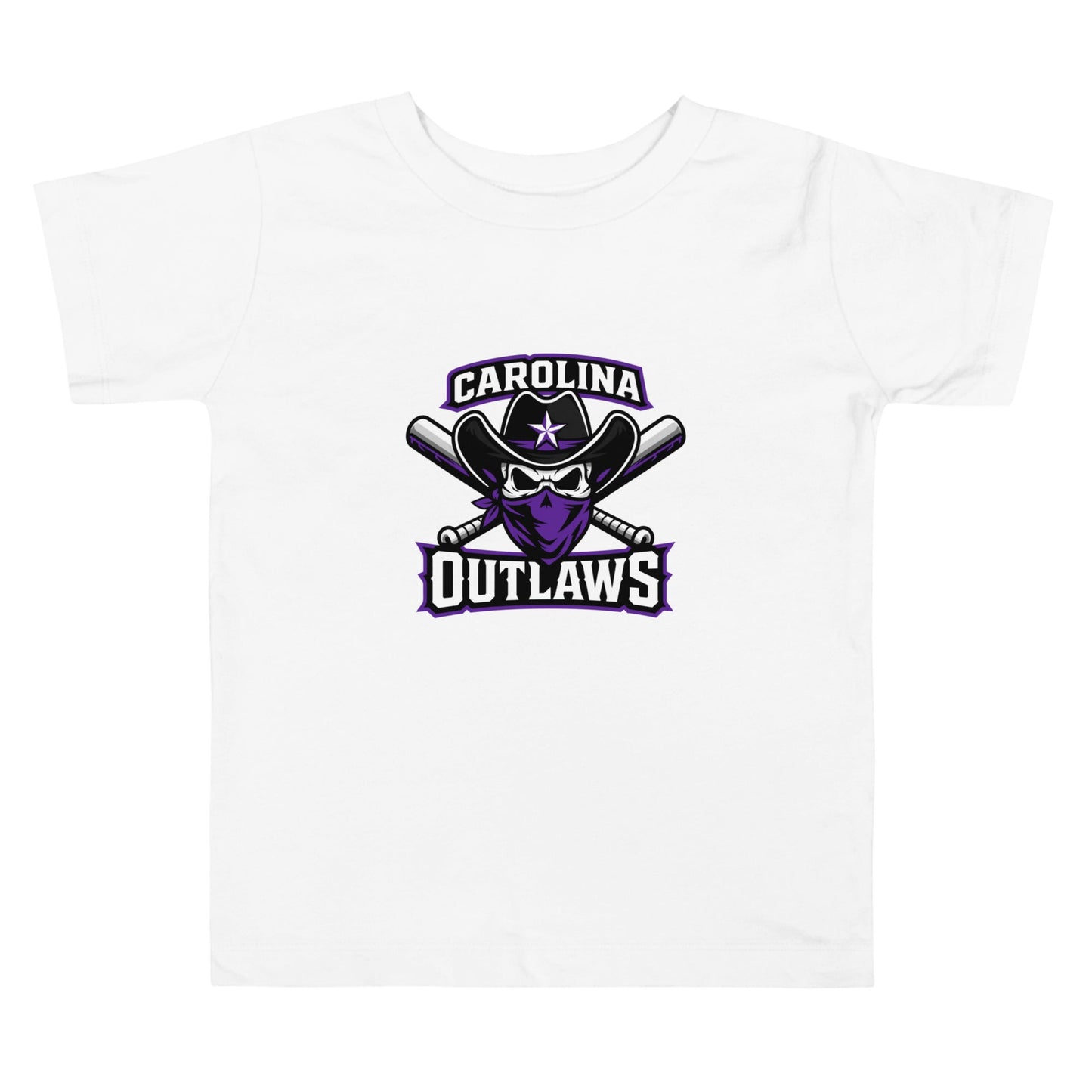 Performance | Toddler T-Shirt | Carolina Outlaws Baseball | Crest Logo