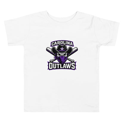Performance | Toddler T-Shirt | Carolina Outlaws Baseball | Crest Logo