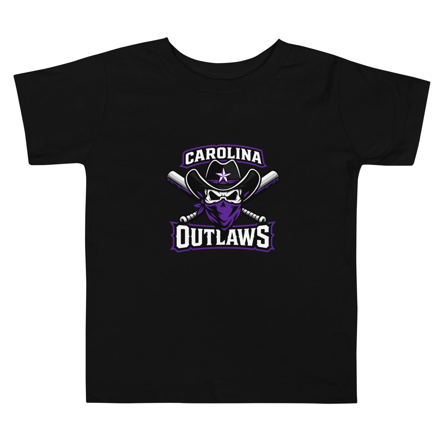Performance | Toddler T-Shirt | Carolina Outlaws Baseball | Crest Logo