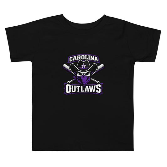 Performance | Toddler T-Shirt | Carolina Outlaws Baseball | Crest Logo