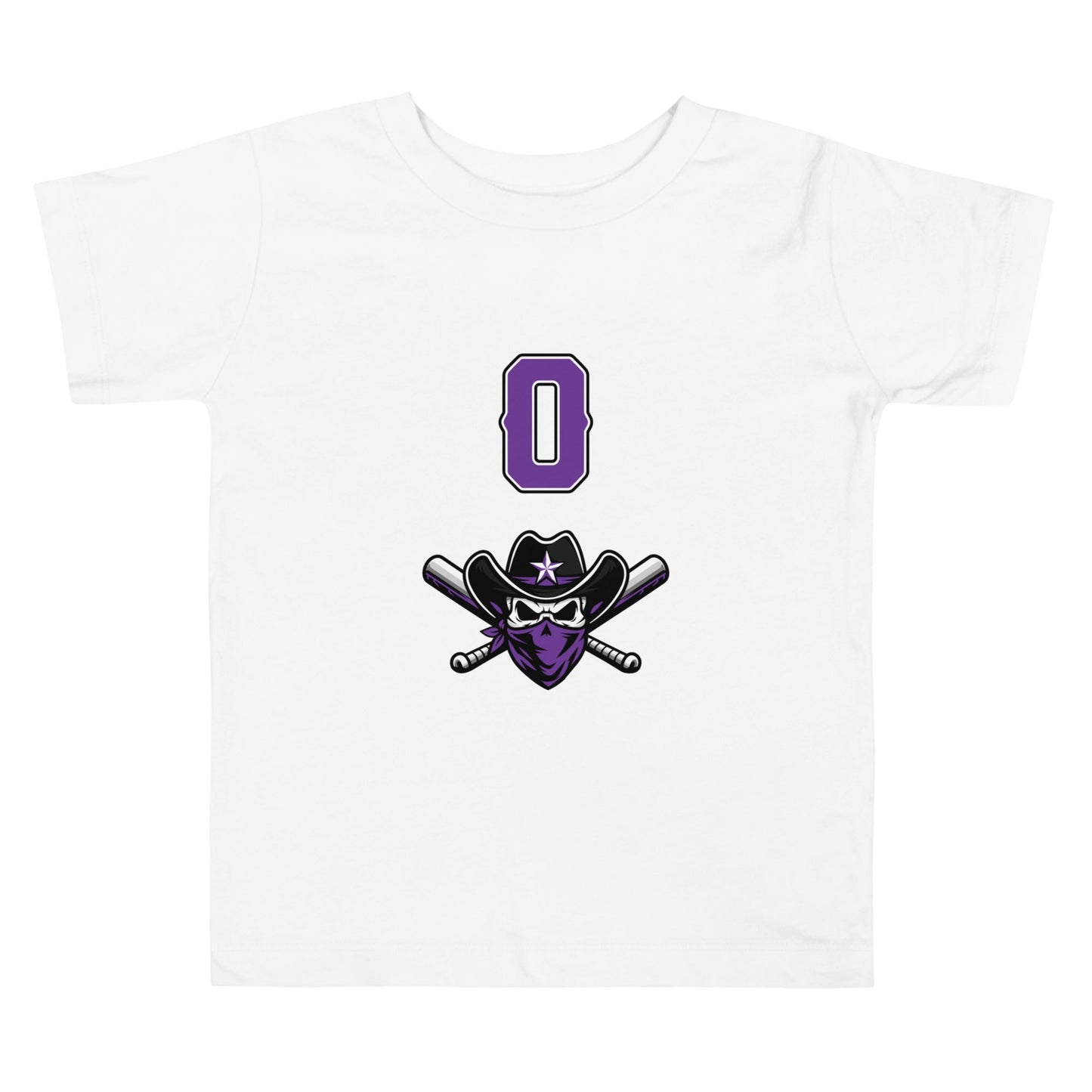 Performance | Toddler T-Shirt | Carolina Outlaws Baseball | Purple Renegades Logo