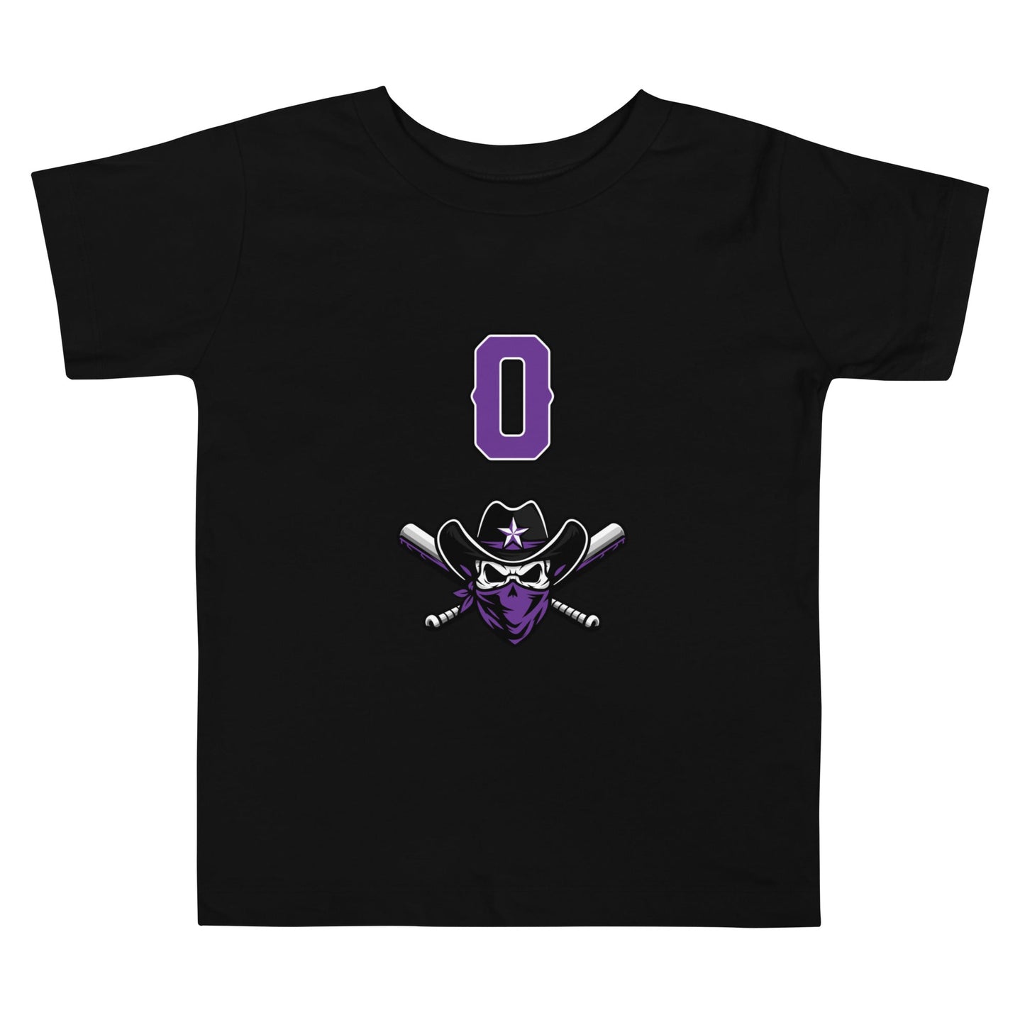 Performance | Toddler T-Shirt | Carolina Outlaws Baseball | Purple Renegades Logo