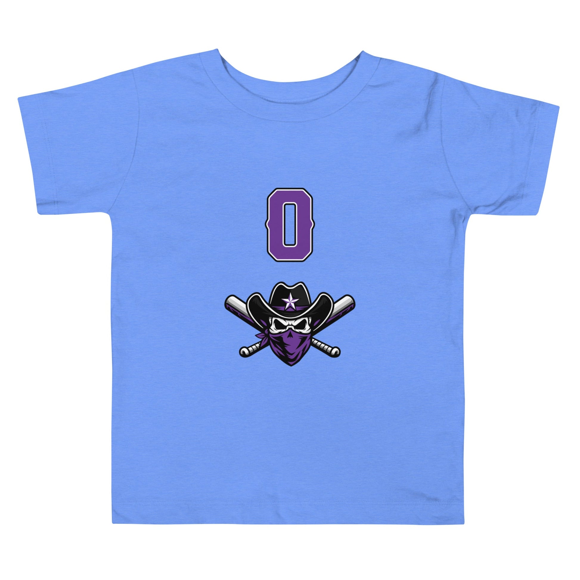 Performance | Toddler T-Shirt | Carolina Outlaws Baseball | Purple Renegades Logo