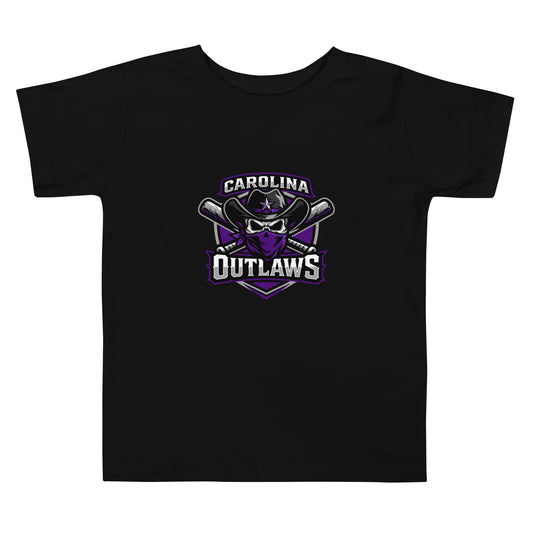 Performance | Toddler T-Shirt | Carolina Outlaws Baseball | Shield Logo