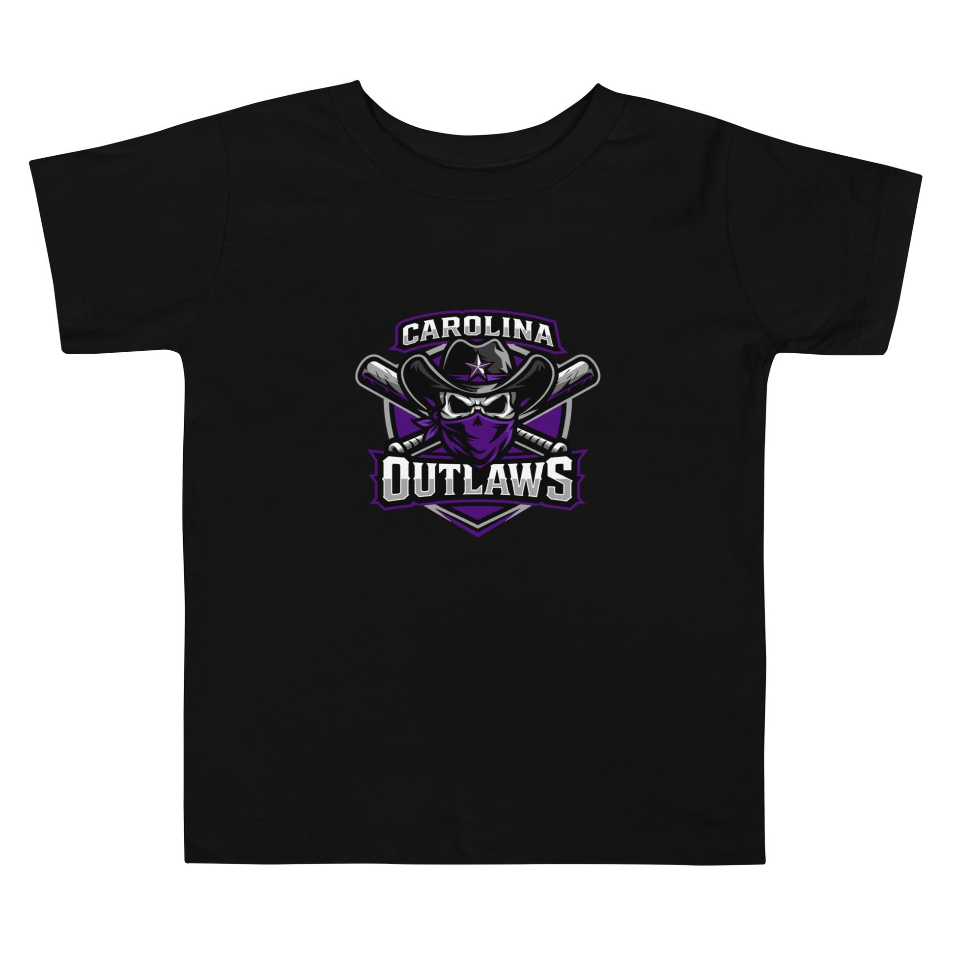 Performance | Toddler T-Shirt | Carolina Outlaws Baseball | Shield Logo