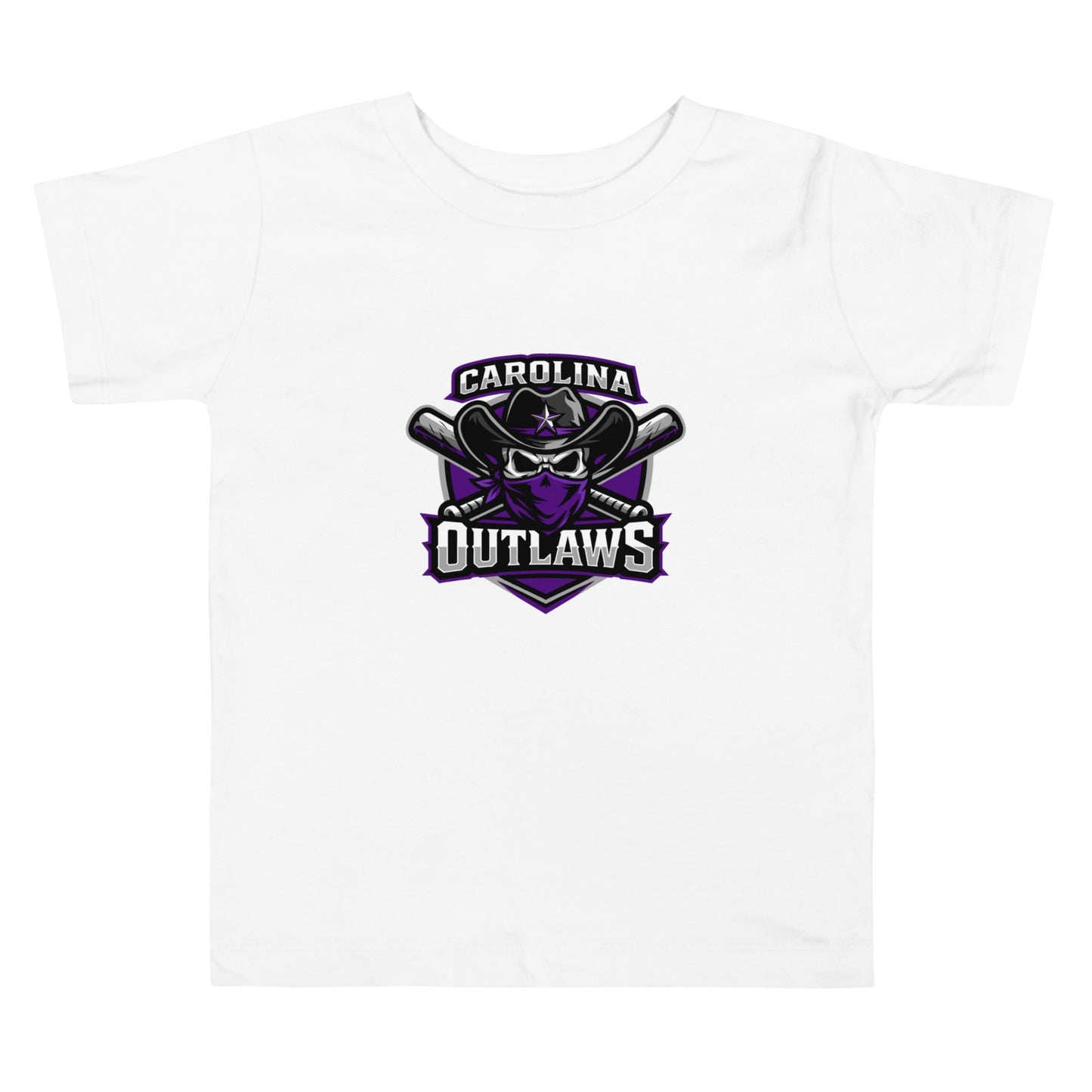 Performance | Toddler T-Shirt | Carolina Outlaws Baseball | Shield Logo
