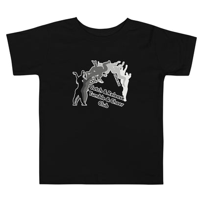 Performance | Toddler T-Shirt | Catch & Release Tumble & Cheer Club | Tumble Logo
