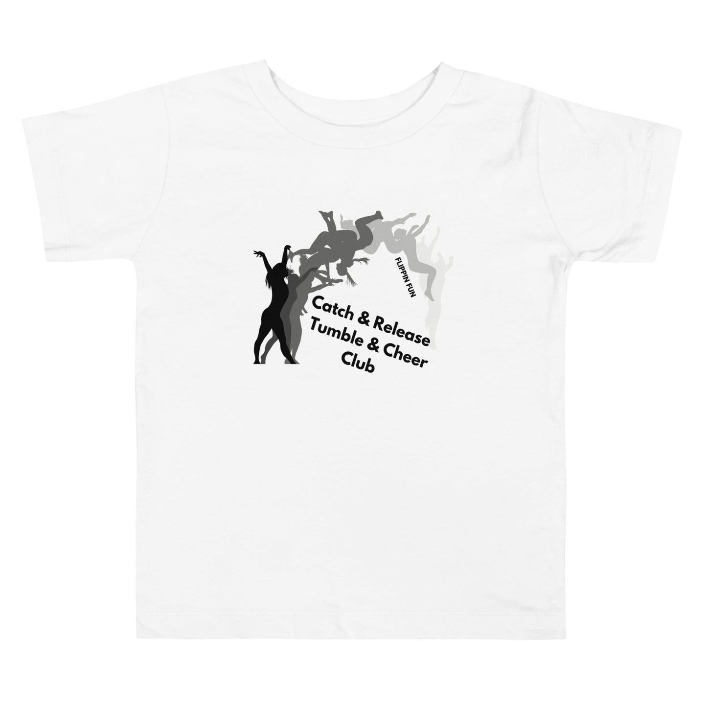 Performance | Toddler T-Shirt | Catch & Release Tumble & Cheer Club | Tumble Logo