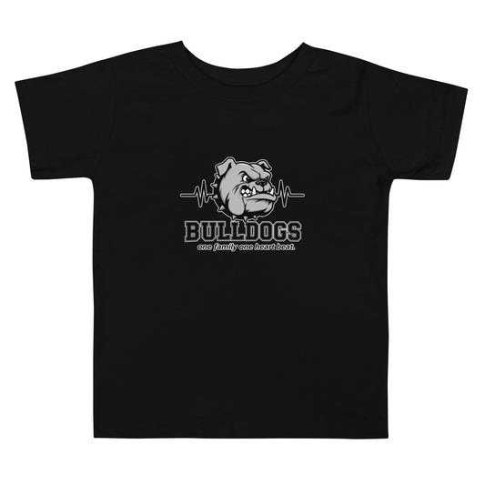 Performance | Toddler T-Shirt | Celina Recreational Football Black | Bulldogs Crest Logo