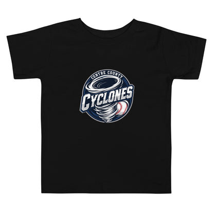 Performance | Toddler T-Shirt | Centre County Cyclones | Badge Logo