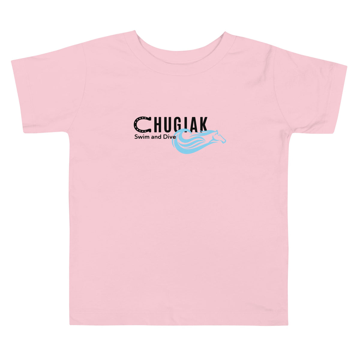 Performance | Toddler T-Shirt | Chugiak Mustang Swim & Dive | Crest Logo