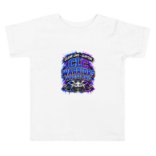 Performance | Toddler T-Shirt | Clear Lake - Clayton Wrestling | Apex Logo