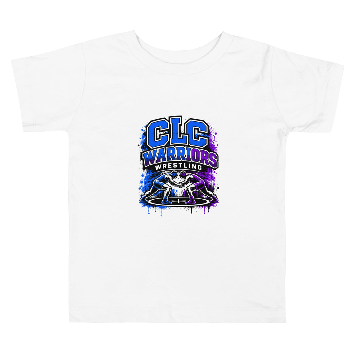 Performance | Toddler T-Shirt | Clear Lake - Clayton Wrestling | Emblem Logo
