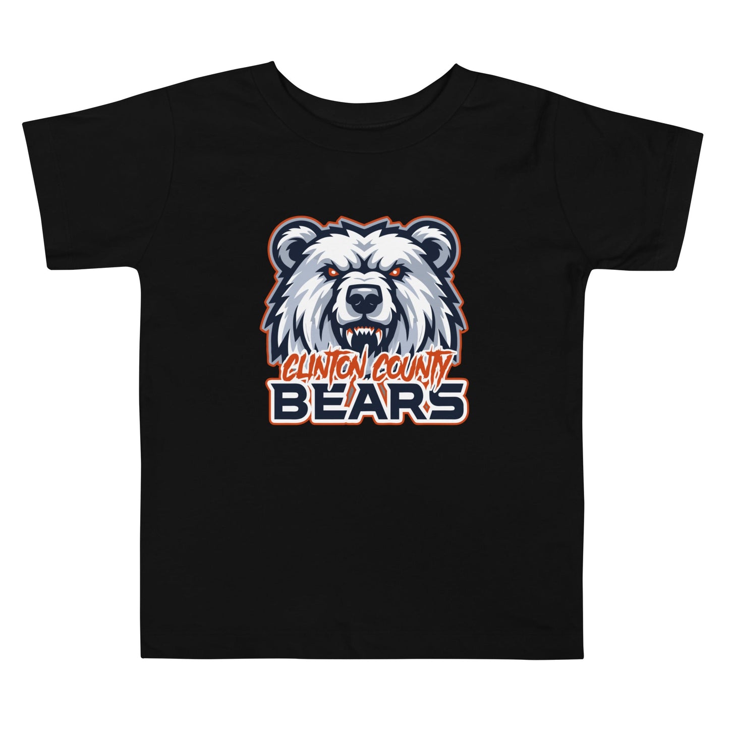 Performance | Toddler T-Shirt | CLINTON COUNTY BEARS | Bears Mascot Logo