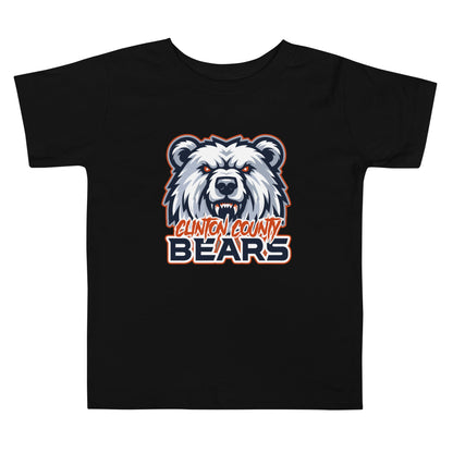 Performance | Toddler T-Shirt | CLINTON COUNTY BEARS | Bears Mascot Logo