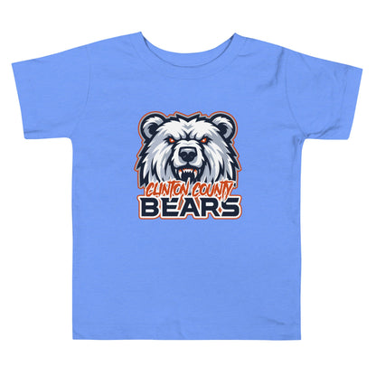 Performance | Toddler T-Shirt | CLINTON COUNTY BEARS | Bears Mascot Logo