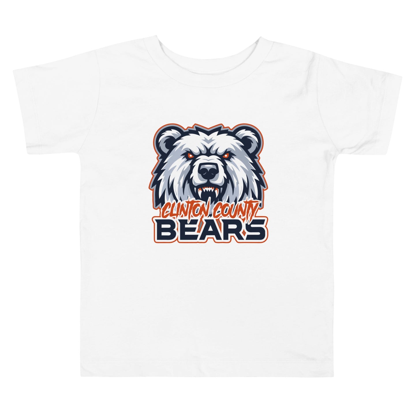 Performance | Toddler T-Shirt | CLINTON COUNTY BEARS | Bears Mascot Logo