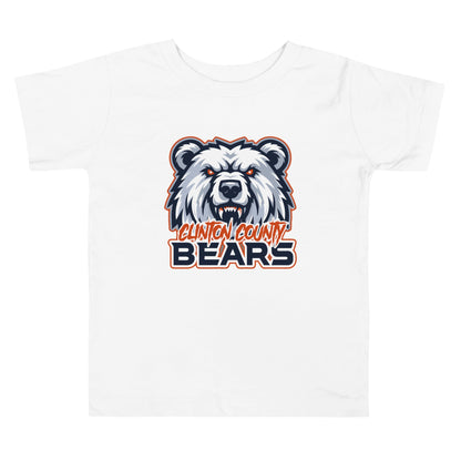 Performance | Toddler T-Shirt | CLINTON COUNTY BEARS | Bears Mascot Logo