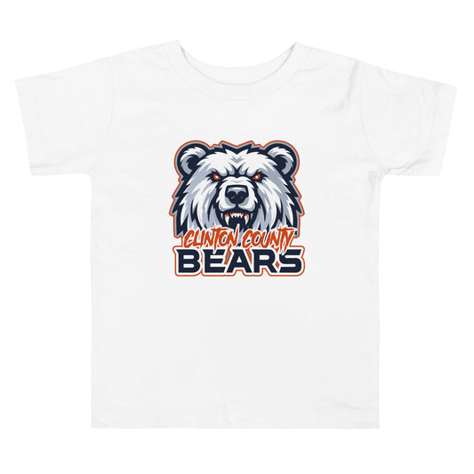 Performance | Toddler T-Shirt | CLINTON COUNTY BEARS | Bears Mascot Logo