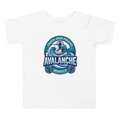 Performance | Toddler T-Shirt | Coastal Cheer Athletics Avalanche