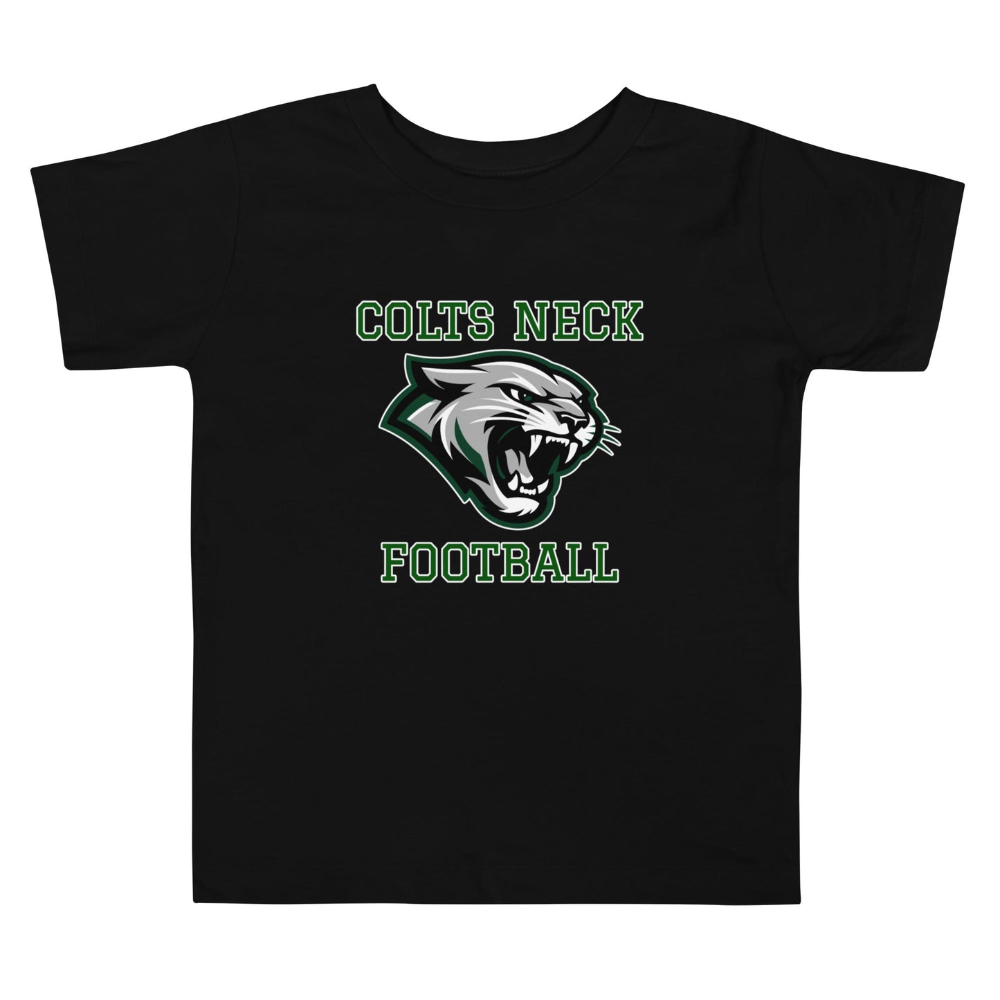 Performance | Toddler T-Shirt | Colts Neck Cougars | Youth Tackle Football (AYF) | Green Predator Logo