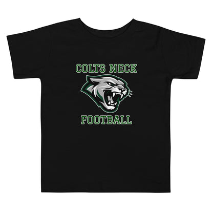 Performance | Toddler T-Shirt | Colts Neck Cougars | Youth Tackle Football (AYF) | Green Predator Logo