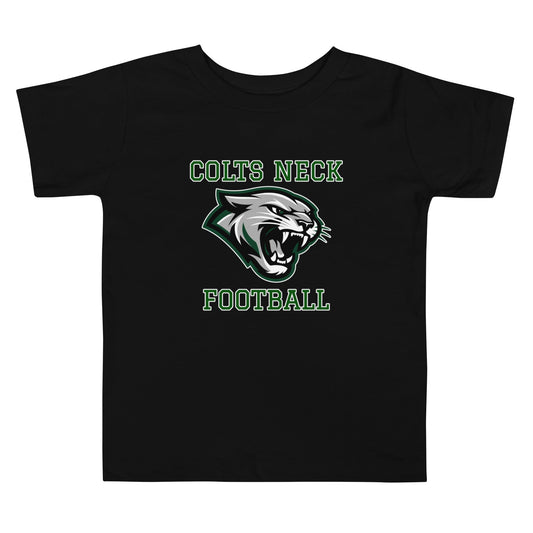 Performance | Toddler T-Shirt | Colts Neck Cougars | Youth Tackle Football (AYF) | Green Predator Logo