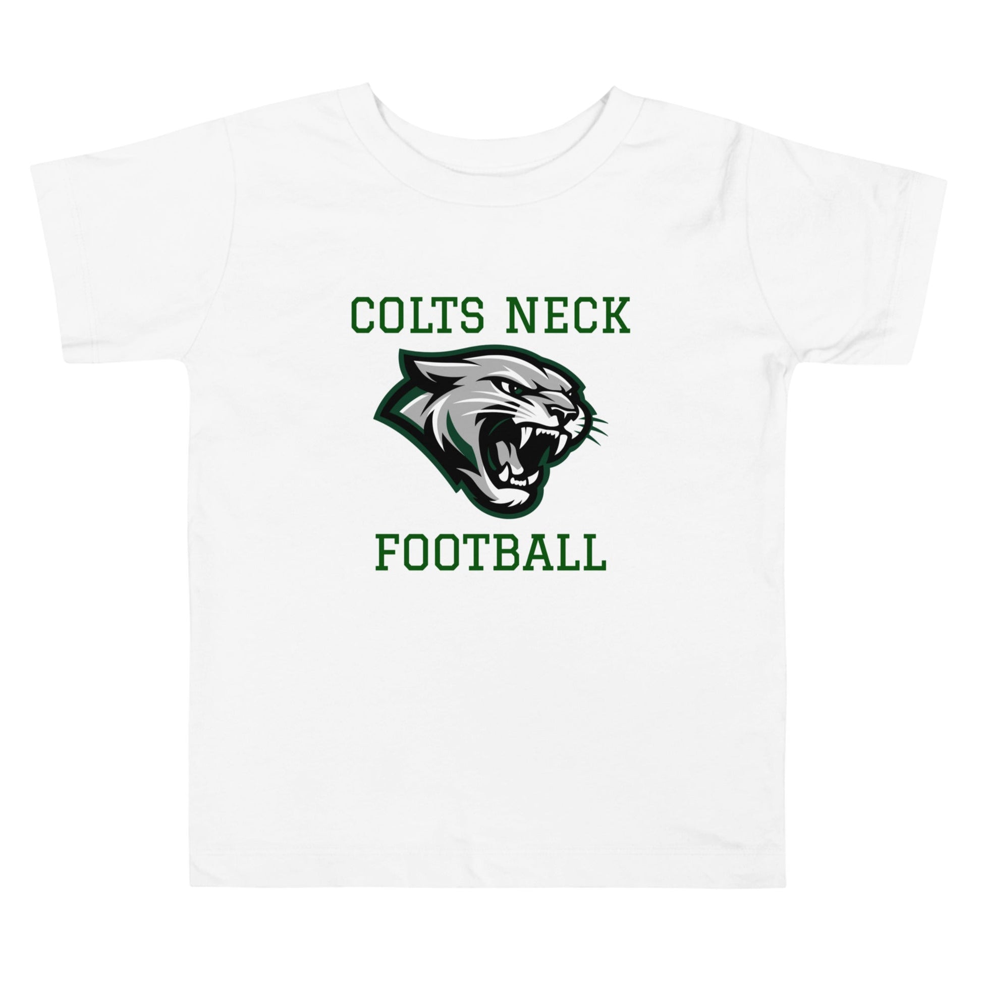Performance | Toddler T-Shirt | Colts Neck Cougars | Youth Tackle Football (AYF) | Green Predator Logo