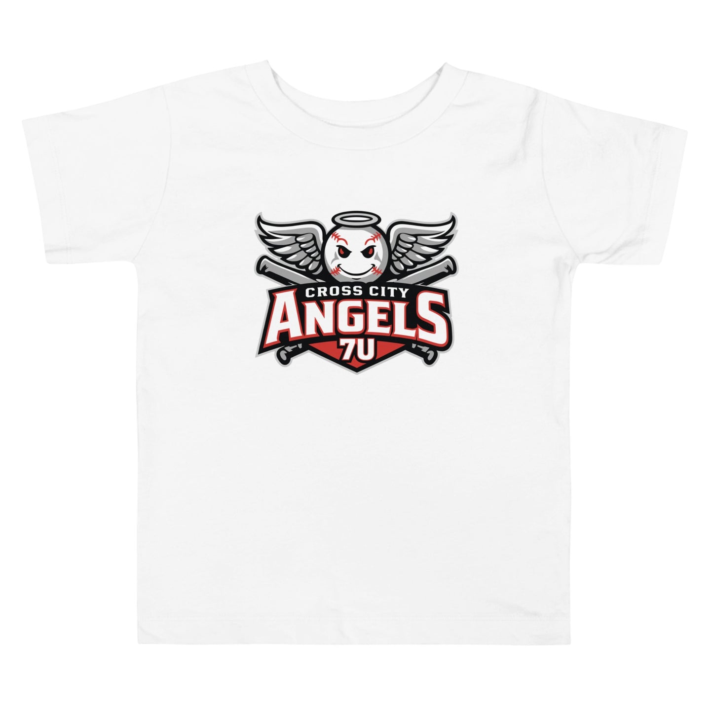 Performance | Toddler T-Shirt | Cross City Angels | Winged Guardian Logo