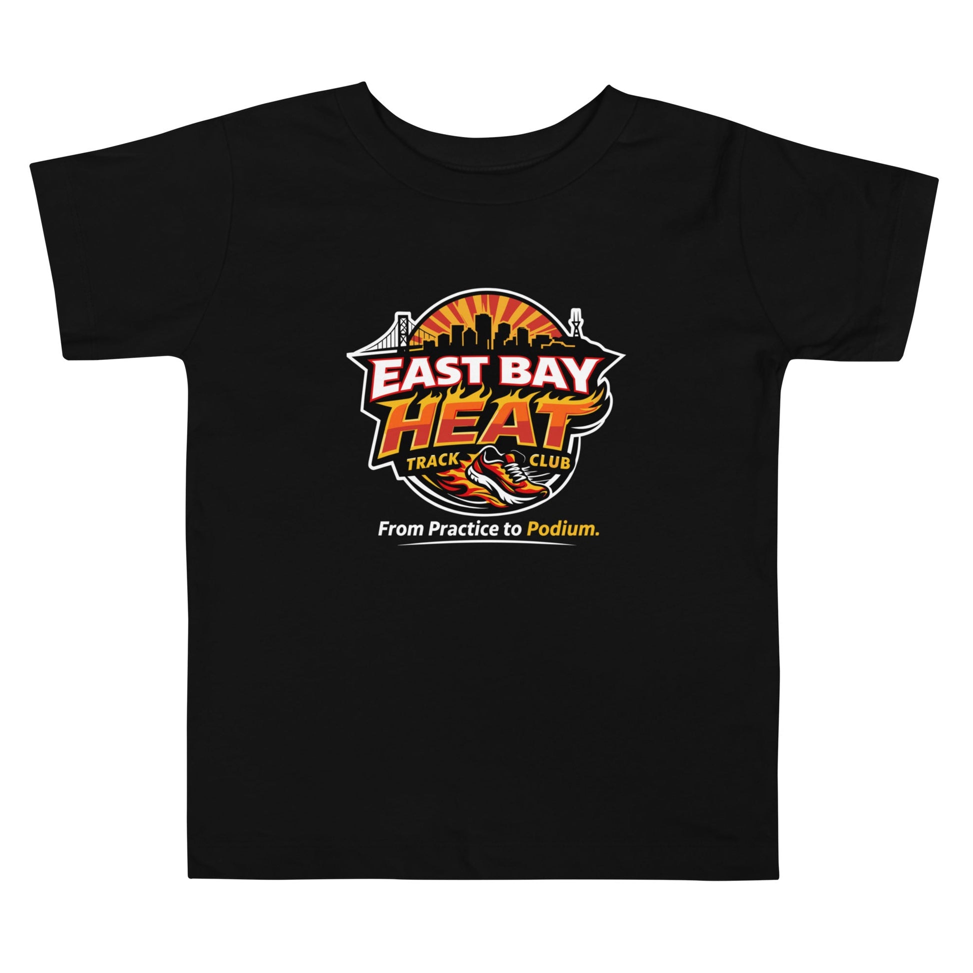 Performance | Toddler T-Shirt | East Bay Heat Track Club | Script Logo