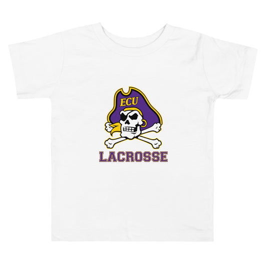 Performance | Toddler T-Shirt | ECU Club Womens Lacrosse | Ironclad Corsairs Logo