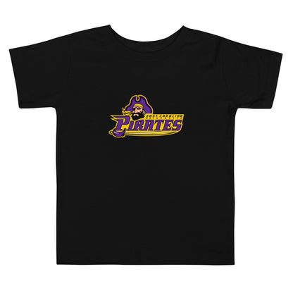 Performance | Toddler T-Shirt | ECU Club Womens Lacrosse | Pirate Emblem Logo