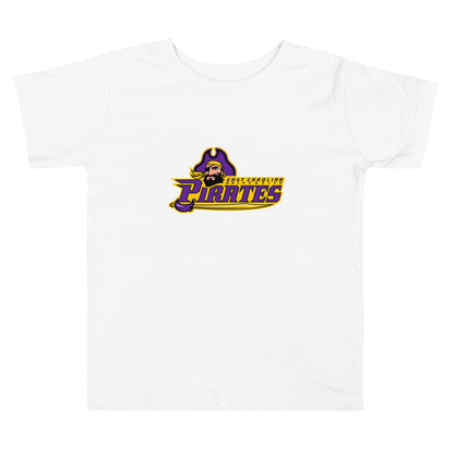 Performance | Toddler T-Shirt | ECU Club Womens Lacrosse | Pirate Emblem Logo