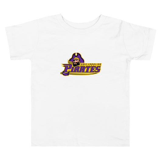 Performance | Toddler T-Shirt | ECU Club Womens Lacrosse | Pirate Emblem Logo