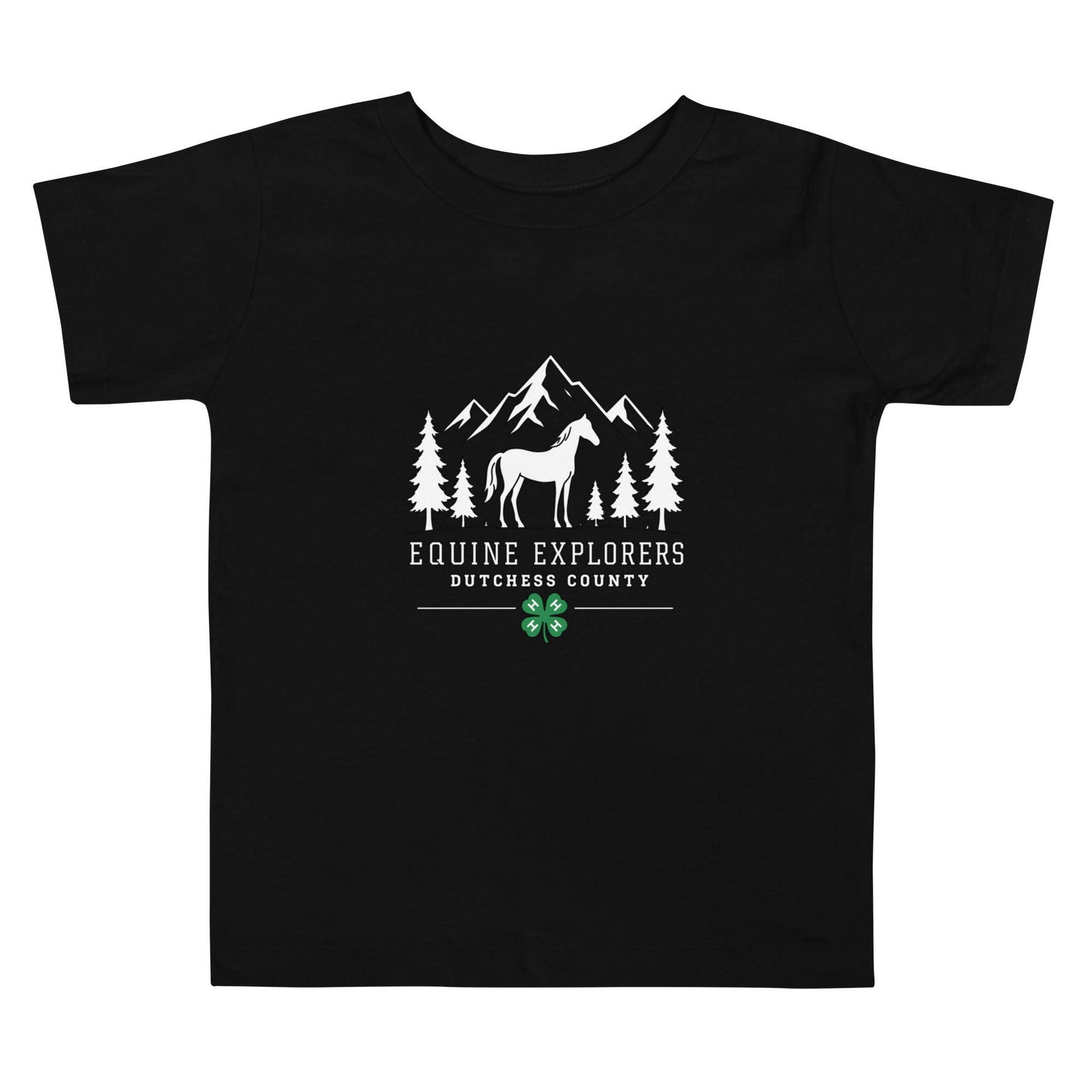 Performance | Toddler T-Shirt | Equine Explorers | Dutchess Crest Trailblazers Logo