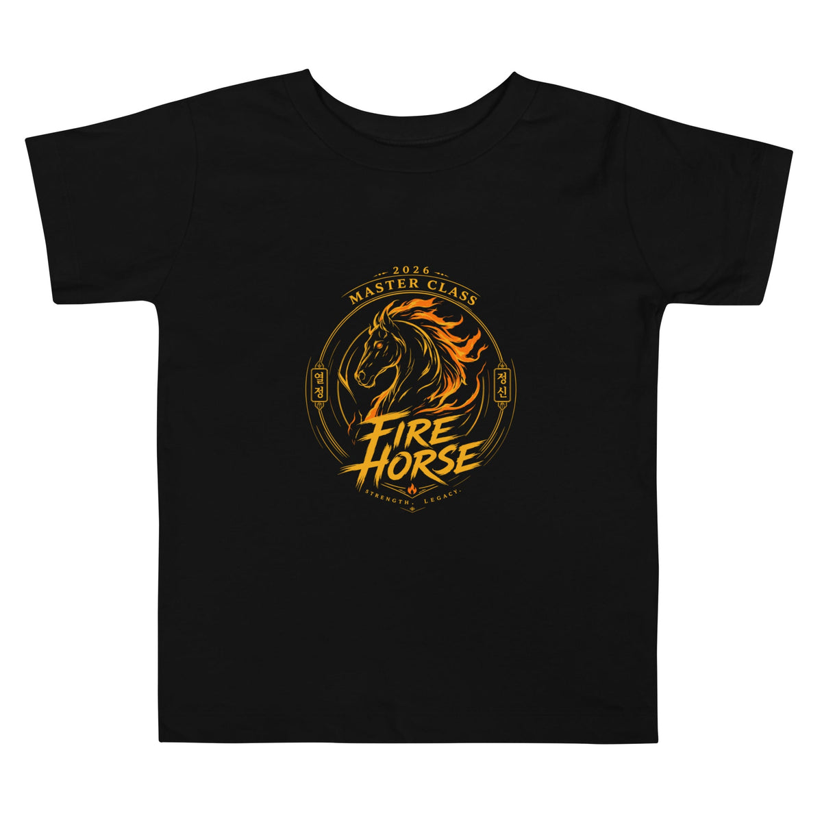 Performance | Toddler T-Shirt | Fire Horse Masters | Crest Logo