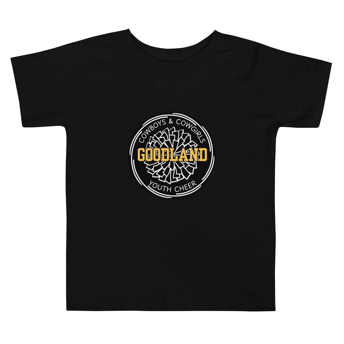 Performance | Toddler T-Shirt | Goodland Youth Cheer | Badge Logo