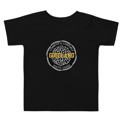 Performance | Toddler T-Shirt | Goodland Youth Cheer | Badge Logo